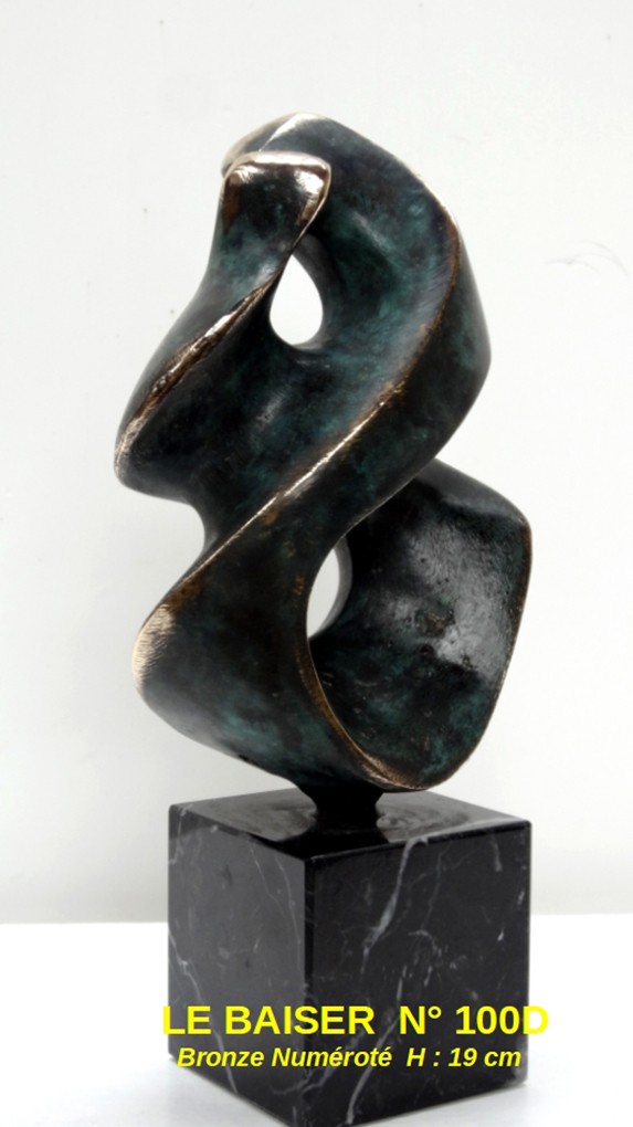 sculpture bronze françois agate